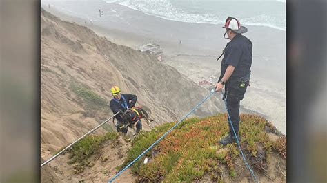 Dog rescued from Fort Funston cliffs